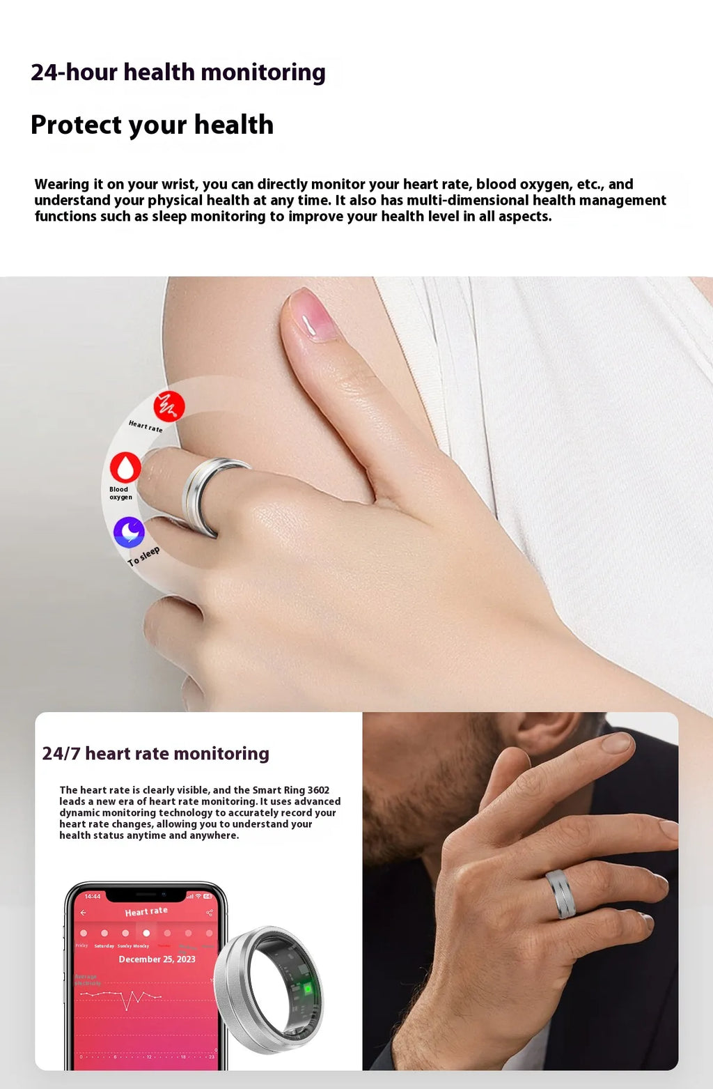 Smart Ring – Gesundheits- & Fitness-Tracker