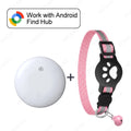 Intelligenter Ortungssensor Kompatibel mit Google Find Hub Android GPS-Tracker mit Katzenhalsband Gegenstandsfinder für Geldbörse Koffer Haustiere Tasche Gepäck