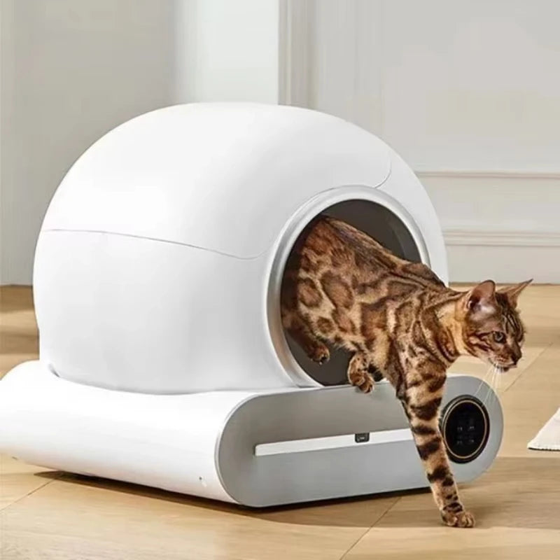 IRON WOLVES Smart Katzentoilette – Vollautomatisch mit App-Steuerung