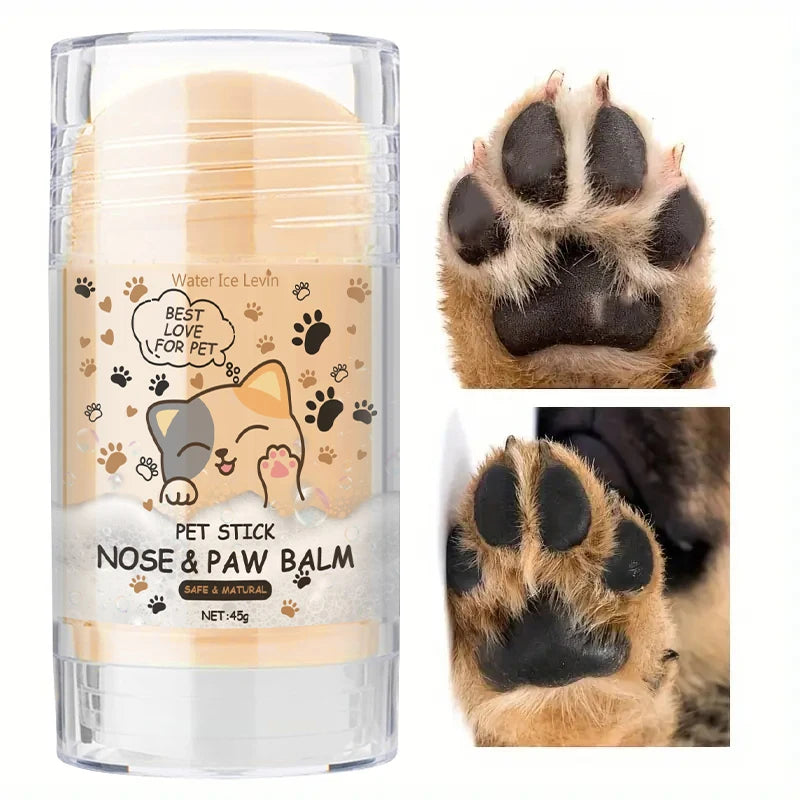 45g Hundenasen- und Pfotenbalsam Hundepfotencreme Katzen Hunde Pfotenschutzcreme Haustierfüße Feuchtigkeitscreme Haustier Riss Füße Reparatur Haustierzubehör