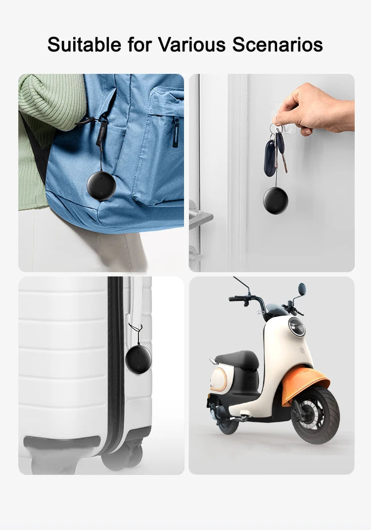 Intelligenter Ortungssensor Kompatibel mit Google Find Hub Android GPS-Tracker mit Katzenhalsband Gegenstandsfinder für Geldbörse Koffer Haustiere Tasche Gepäck