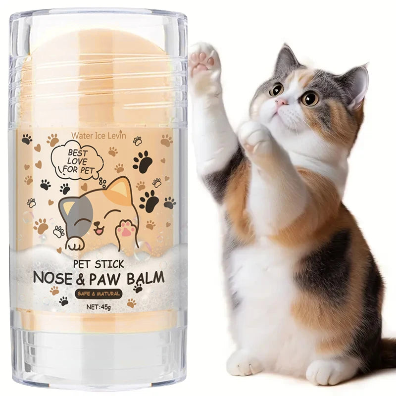 45g Hundenasen- und Pfotenbalsam Hundepfotencreme Katzen Hunde Pfotenschutzcreme Haustierfüße Feuchtigkeitscreme Haustier Riss Füße Reparatur Haustierzubehör