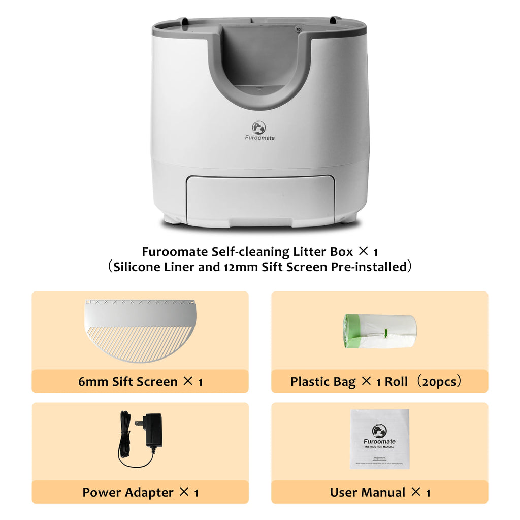 IRON WOLVES Selbstreinigende Katzentoilette – Offen & Hygienisch