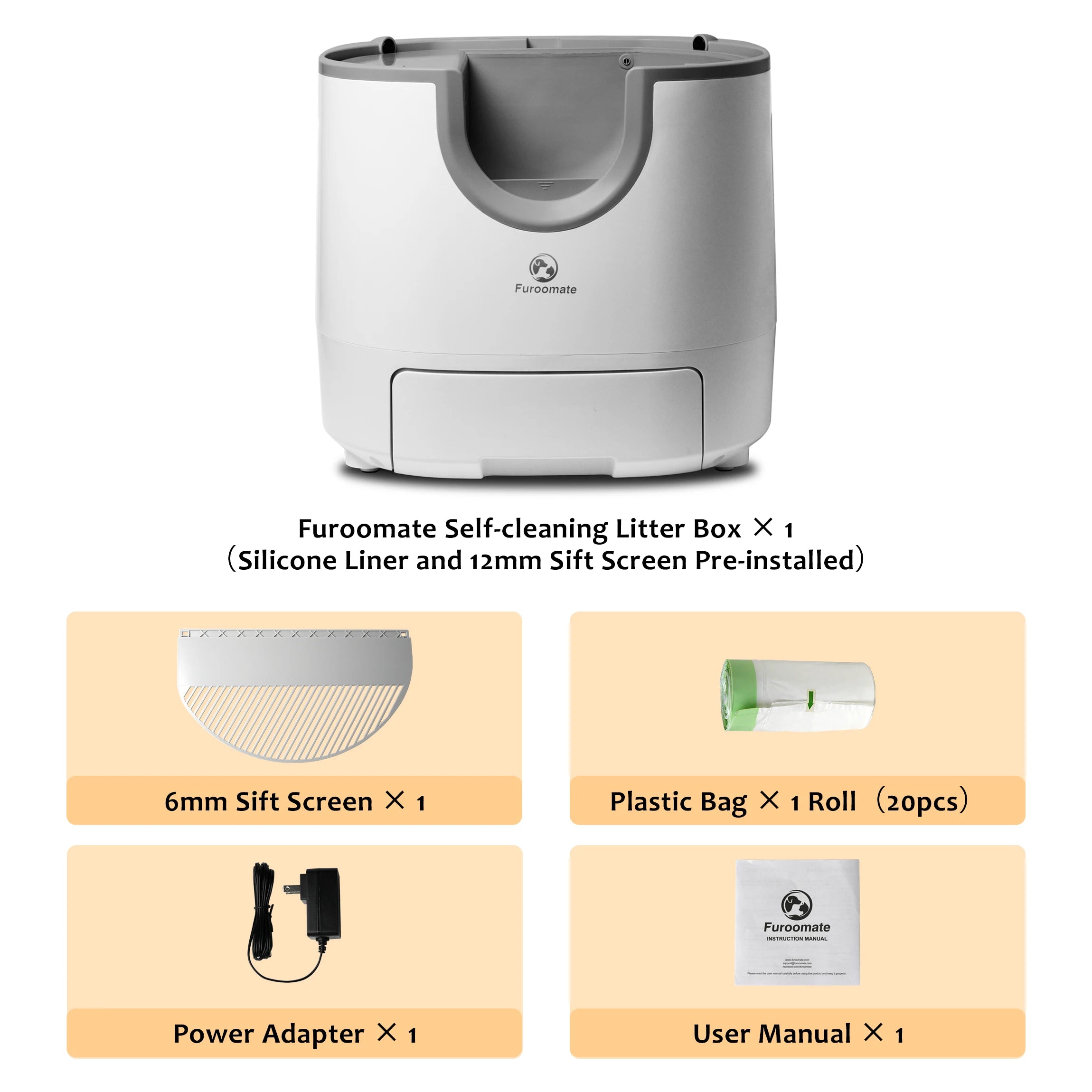 IRON WOLVES Selbstreinigende Katzentoilette – Offen & Hygienisch
