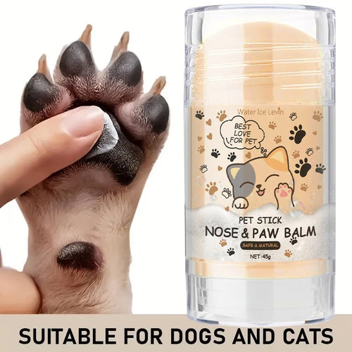 45g Hundenasen- und Pfotenbalsam Hundepfotencreme Katzen Hunde Pfotenschutzcreme Haustierfüße Feuchtigkeitscreme Haustier Riss Füße Reparatur Haustierzubehör